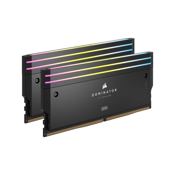 Ram PC Corsair DDR5 6600MT/s 96GB 2x48GB XMP 3.0 DOMINATOR TITANIUM Black Heatspreader CMP96GX5M2B6600C32