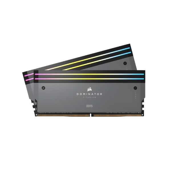 Ram PC Corsair DDR5 6000MT/s 64GB 2x32GB XMP 3.0 DOMINATOR TITANIUM Grey for AMD CMP64GX5M2B6000Z30