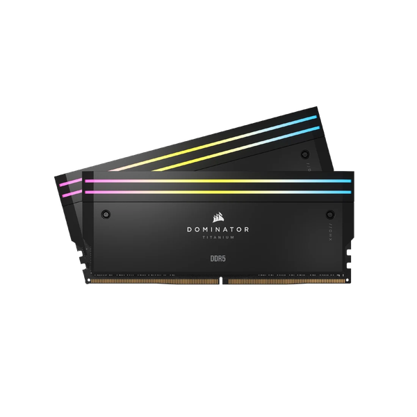 Ram PC Corsair DDR5 6600MT/s 96GB 2x48GB XMP 3.0 DOMINATOR TITANIUM Black Heatspreader CMP96GX5M2B6600C32