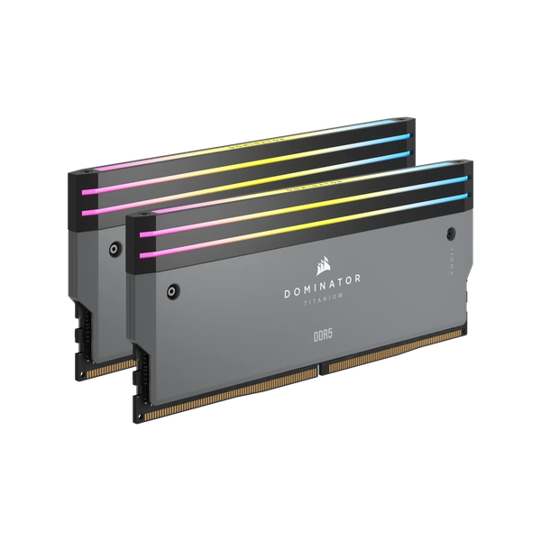 Ram PC Corsair DDR5 6000MT/s 64GB 2x32GB XMP 3.0 DOMINATOR TITANIUM Grey for AMD CMP64GX5M2B6000Z30