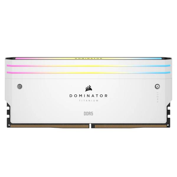 Ram PC Corsair DDR5 7200MT/s 32GB 2x16GB XMP 3.0 DOMINATOR TITANIUM White Heatspreader CMP32GX5M2X7200C34W