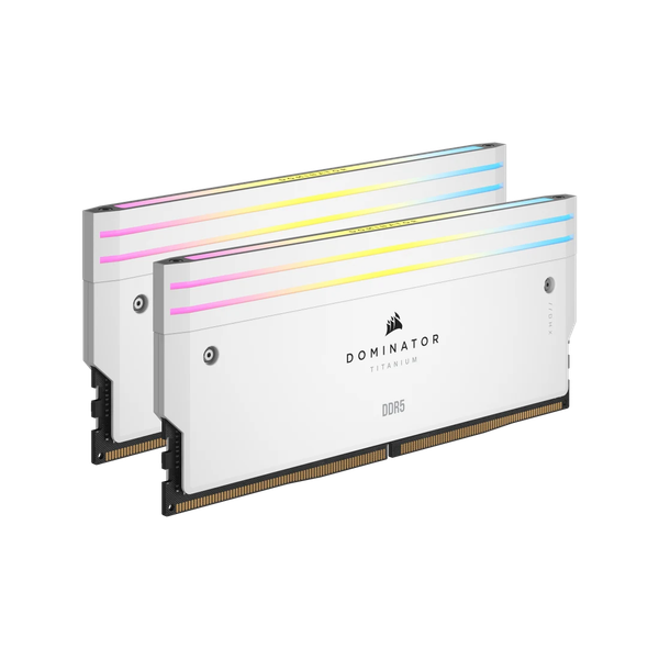 Ram PC Corsair DDR5 7200MT/s 32GB 2x16GB XMP 3.0 DOMINATOR TITANIUM White Heatspreader CMP32GX5M2X7200C34W