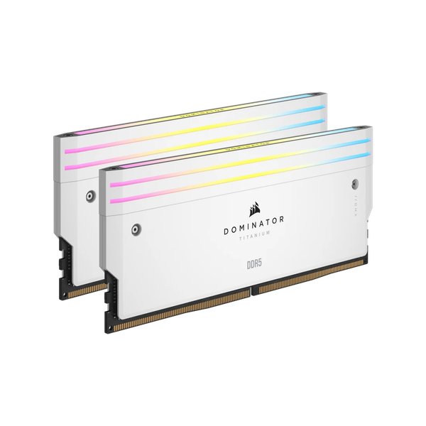Ram PC Corsair DDR5 6600MT/s 96GB 2x48GB XMP 3.0 DOMINATOR TITANIUM White Heatspreader CMP96GX5M2B6600C32W