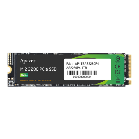 SSD Apacer AS2280P4 256GB 512GB 1TB M2 NVMe Gen 3 x4