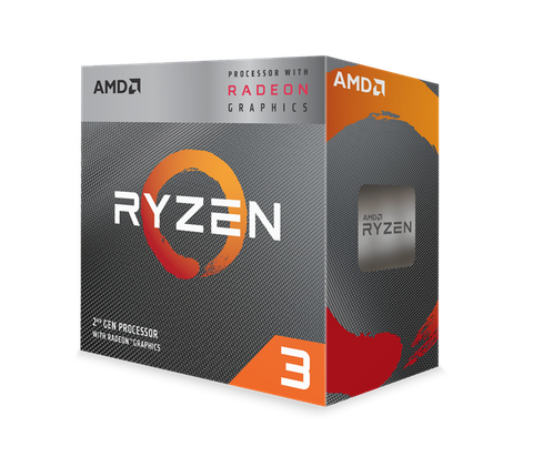 CPU AMD Ryzen 3 3200G / 3.6GHz Boost 4.0GHz / 4 Core 4 Thread / 6MB / AM4