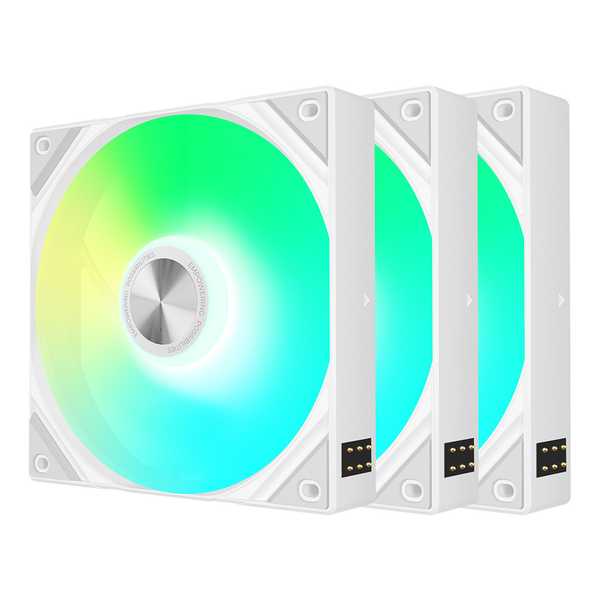 Quạt tản nhiệt TRYX ROTA SL ARGB 120mm Fan Triple Pack White F-R120A-AM3M-G0W