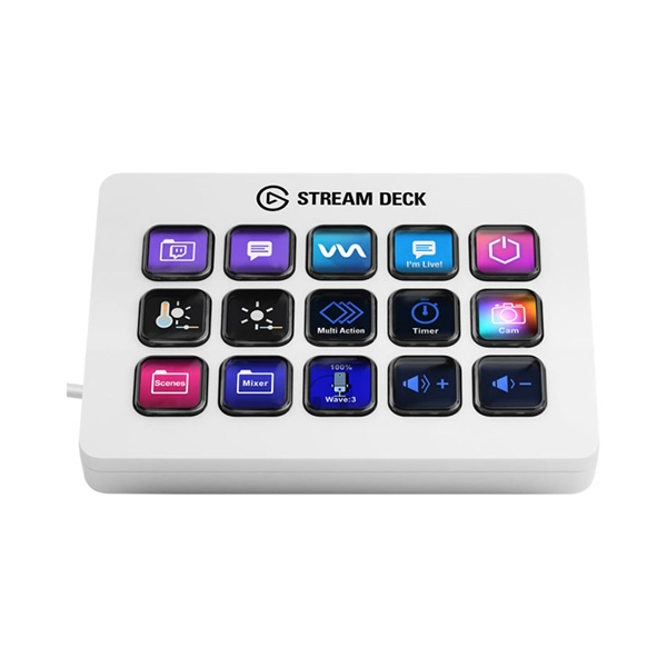 Thiết bị Stream Elgato Stream Deck MK.2 White 15 Phím Lập Trình 10GBA9911