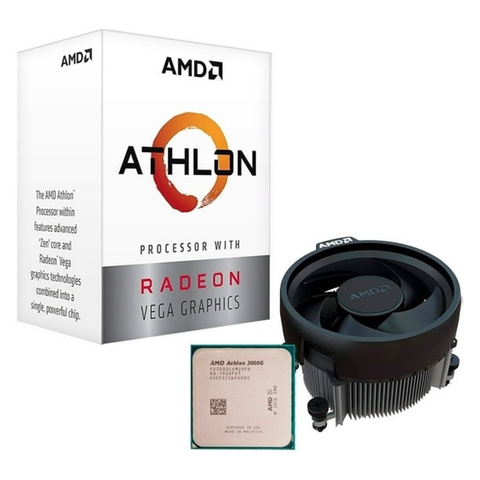 CPU AMD Athlon 3000G / 3.5GHz / 2 Core 4 Thread / 5MB / AM4