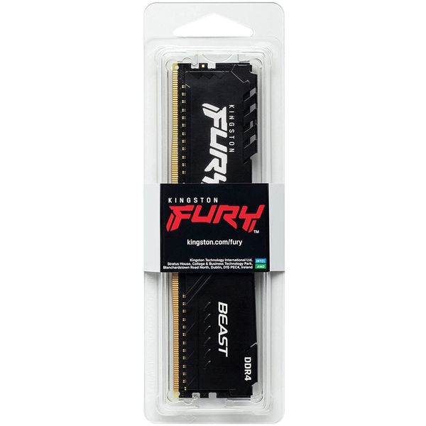 Ram Kingston FURY Beast Black 16GB (1x16GB) 3200MHz DDR4 KF432C16BB/16