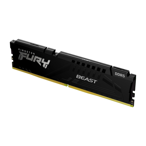 Ram Kingston FURY Beast Black 16GB (1x16GB) 5600MT/s DDR5 CL40 XMP KF556C40BB-16