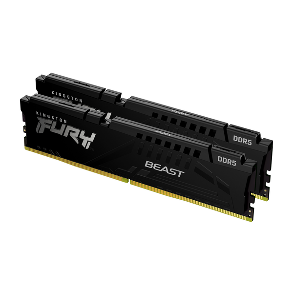 Ram Kingston FURY Beast Black 32GB (2x16GB) 6000MT/s DDR5 CL40 XMP KF560C40BBK2-32