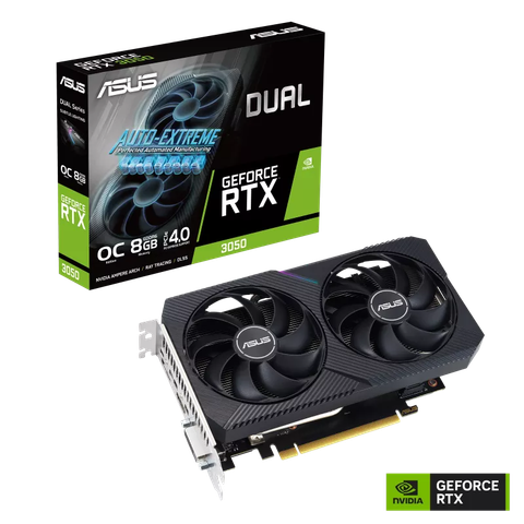 VGA ASUS Dual GeForce RTX 3050 V2 8GB GDDR6 DUAL-RTX3050-8G-V2