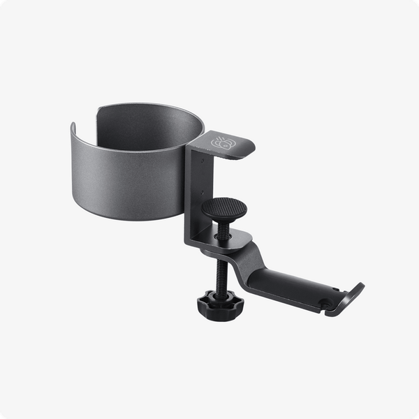 Giá để cốc kẹp bàn tích hợp móc treo đồ HyperWork CH01