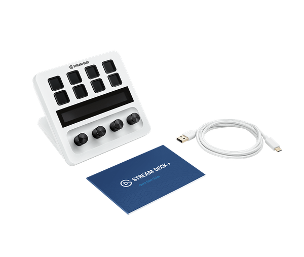 Thiết bị Stream Elgato Stream Deck + White 8 Phím Lập Trình 10GBD9911