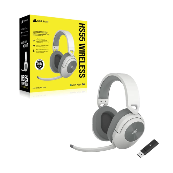 Tai nghe không dây Corsair HS55 White CA-9011281-AP