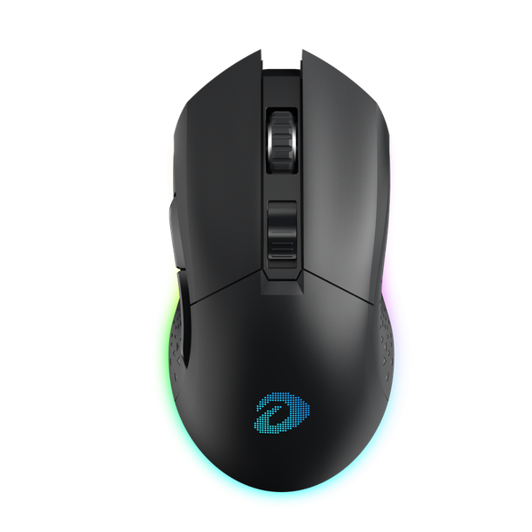 Chuột không dây Gaming DAREU EM901 RGB - BLACK (BRAVO ATG4090 sensor)