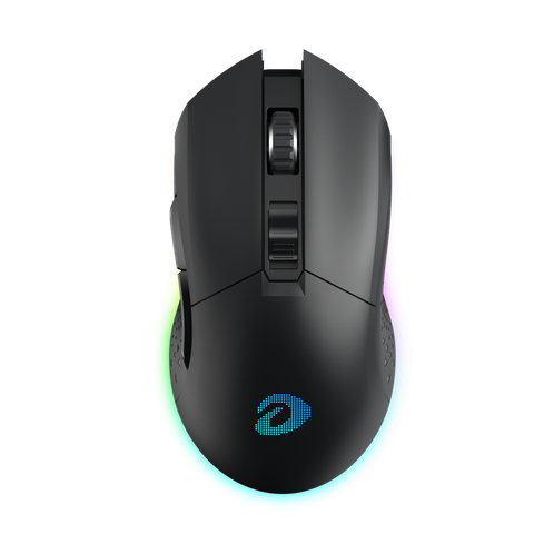 Chuột không dây Gaming DAREU EM901 RGB - BLACK (BRAVO ATG4090 sensor)