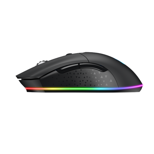 Chuột không dây Gaming DAREU EM901 RGB - BLACK (BRAVO ATG4090 sensor)