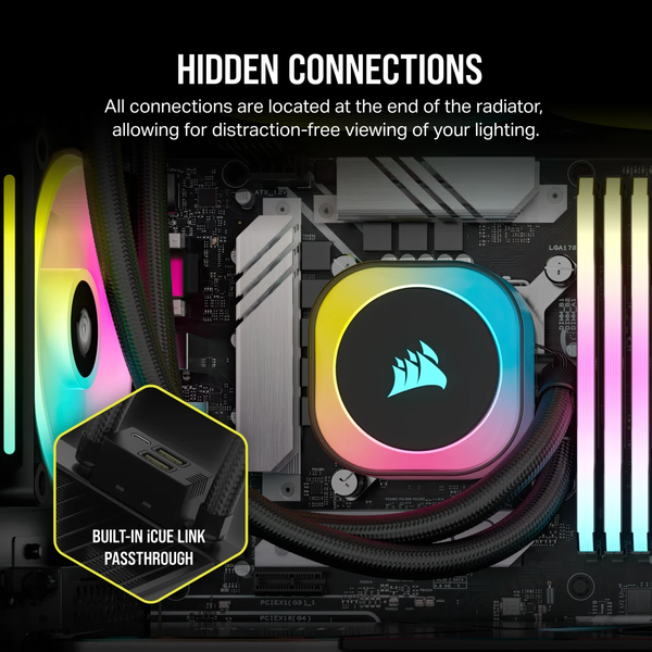Tản nhiệt nước Corsair iCUE LINK H100i RGB Black CW-9061001-WW