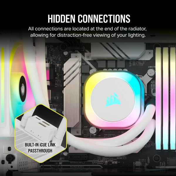 Tản nhiệt nước Corsair iCUE LINK H100i RGB White CW-9061005-WW
