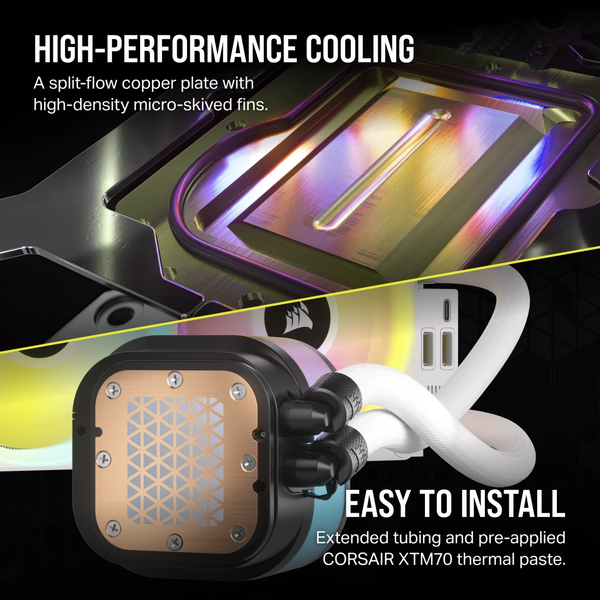 Tản nhiệt nước Corsair iCUE LINK H100i RGB White CW-9061005-WW