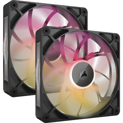 Bộ 2 quạt máy tính Corsair iCUE LINK RX140 RGB MAX Black CO-9051036-WW