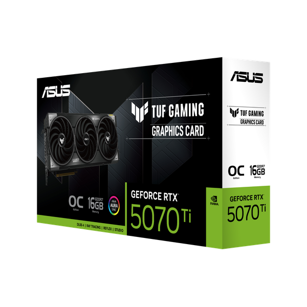 VGA ASUS TUF Gaming GeForce RTX 5070 Ti 16GB GDDR7 OC Edition TUF-RTX5070TI-O16G-GAMING