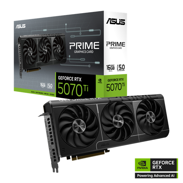VGA ASUS PRIME GeForce RTX 5070 Ti 16GB GDDR7 PRIME-RTX5070TI-16G