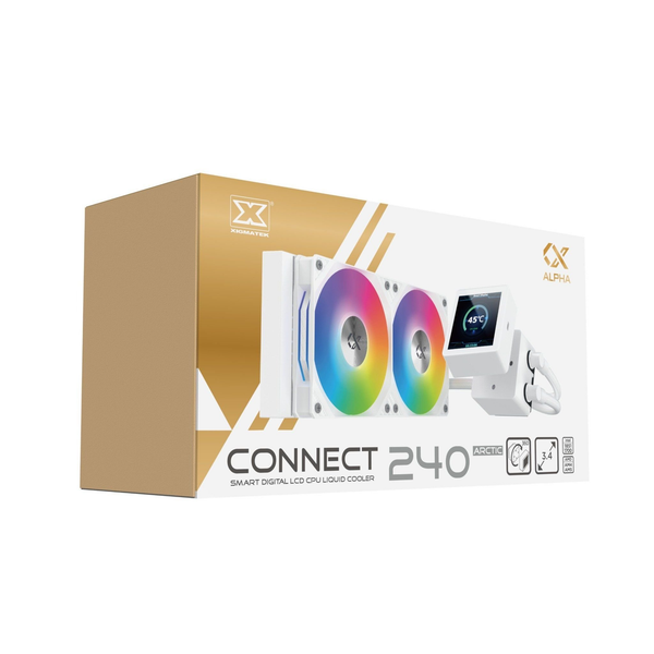 TẢN NHIỆT NƯỚC AIO XIGMATEK ALPHA - CONNECT 240 ARCTIC (EN45264)