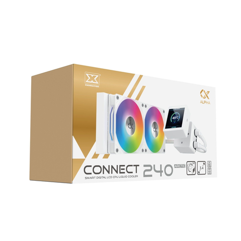 TẢN NHIỆT NƯỚC AIO XIGMATEK ALPHA - CONNECT 240 ARCTIC (EN45264)