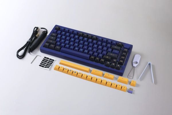 Bàn phím MonsGeek M1W HE-SP V3 Horizon Blue (Magnetic Switches – 8K Hz Polling Rate Wired USB-C – Multi mode)