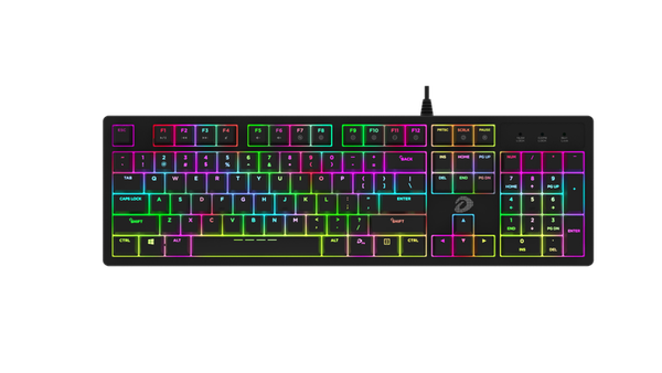 Bàn phím cơ Gaming DAREU EK1280 v2 104KEY (RGB, RGB Strip, Blue/ Brown/ Red D switch)