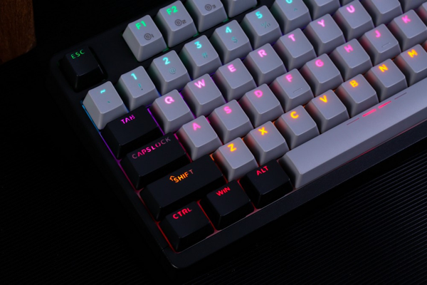 Bàn phím quang cơ Gaming DAREU EK1280X BLACK-GREY (WATERPROOF, Optical switch, MULTI LED)