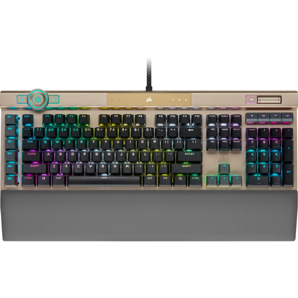 Bàn phím Corsair K100 Midnight Gold-OPX RF-RGB CH-912A21A-NA