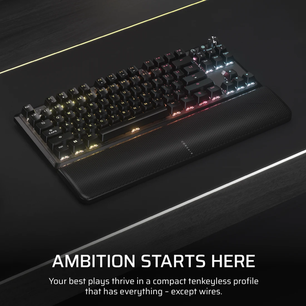 Bàn phím không dây Corsair K70 CORE TKL WL-MLX RED-BLK RGB CH-914901E-NA