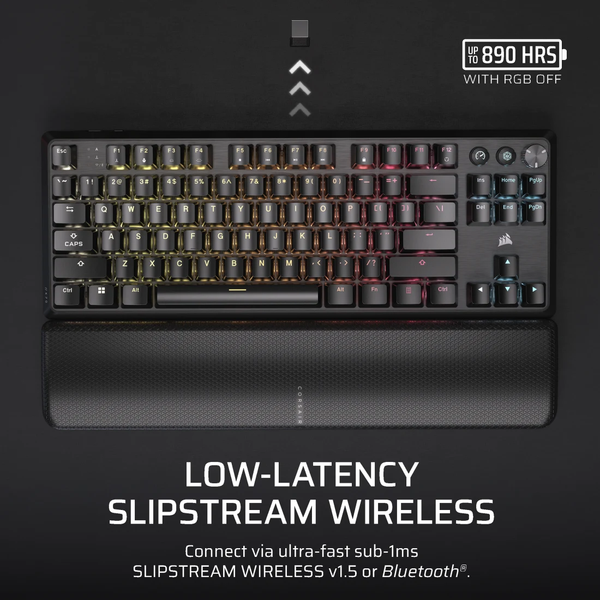 Bàn phím không dây Corsair K70 CORE TKL WL-MLX RED-BLK RGB CH-914901E-NA