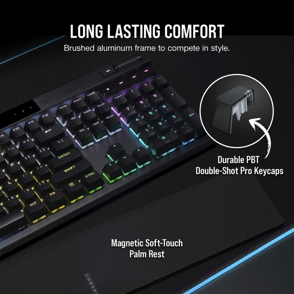 Bàn phím Corsair K70 PRO-BLK-OPX Silver-RGB CH-910941A-NA
