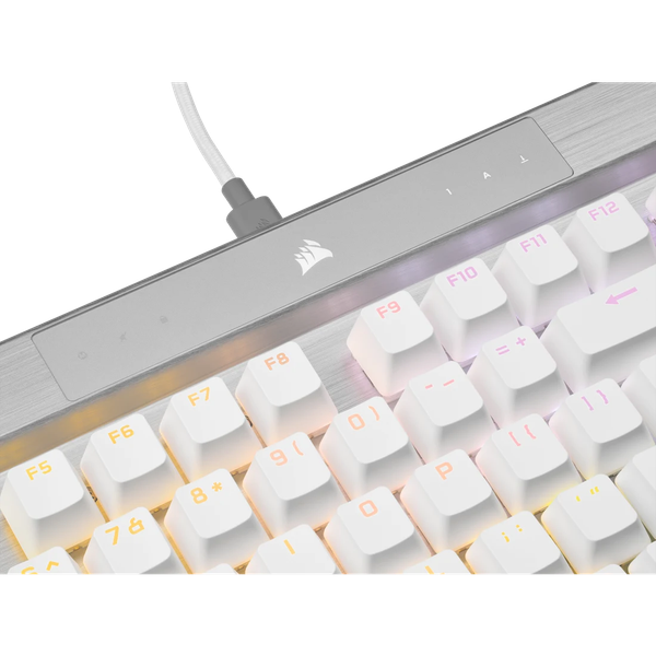 Bàn phím Corsair K70 PRO-WHT-OPX Silver-RGB CH-910951A-NA