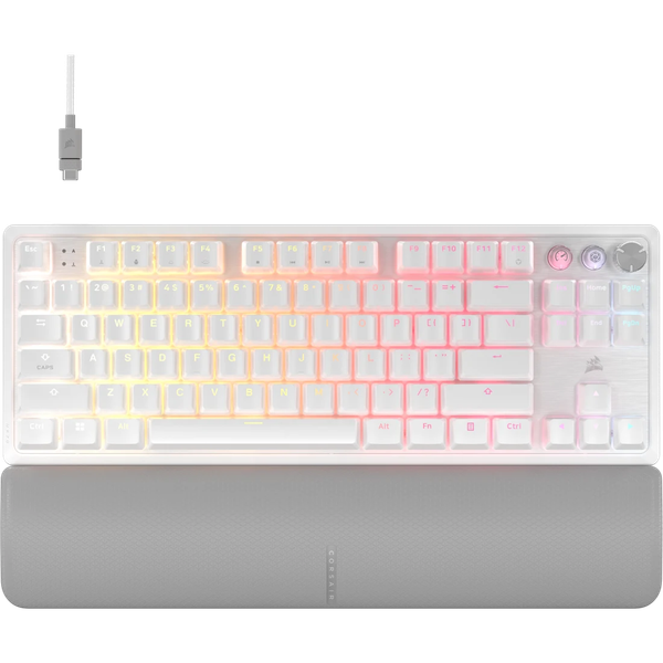Bàn phím Corsair K70 PRO TKL MGX WHT RGB CH-911921G-NA
