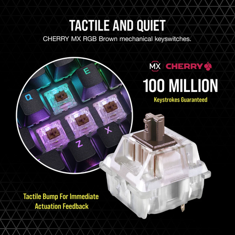 Bàn phím Corsair K70 PRO BLK-MX Brown-RGB CH-9109412-NA