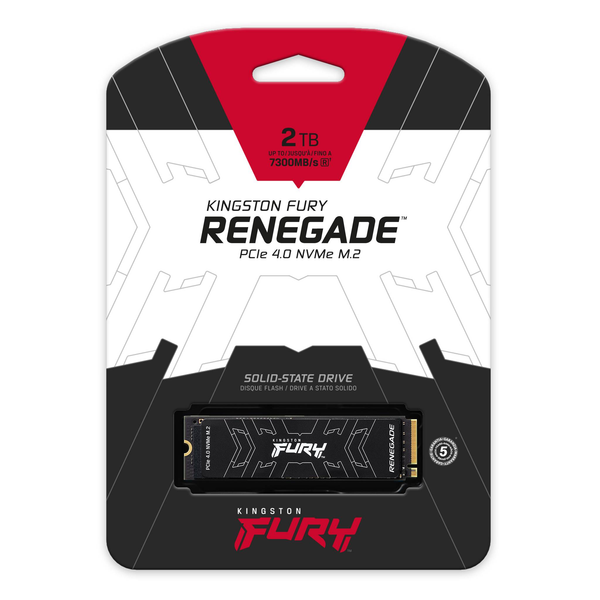 SSD Kingston 2TB Fury Renegade NVMe PCIe Gen 4.0 x4 M.2 2280 7300/7000MB/s SFYRD/2000G