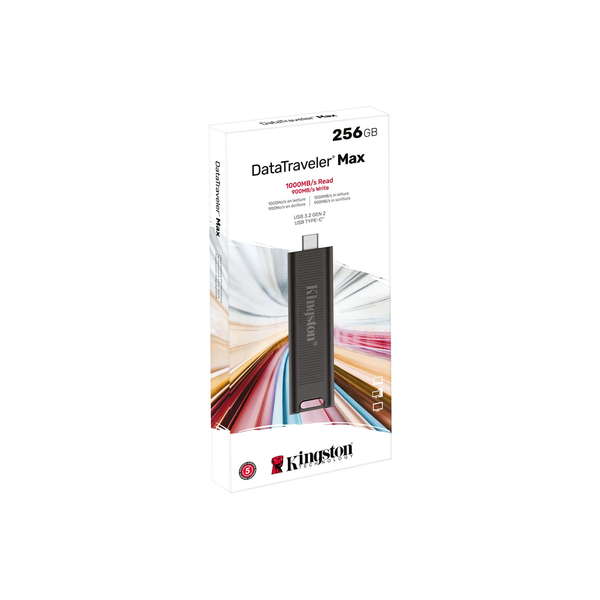 USB Kingston DataTraveler Max 256GB 512GB 1TB 3.2 Gen 2 Type-C 1000MB/s read, 900MB/s write