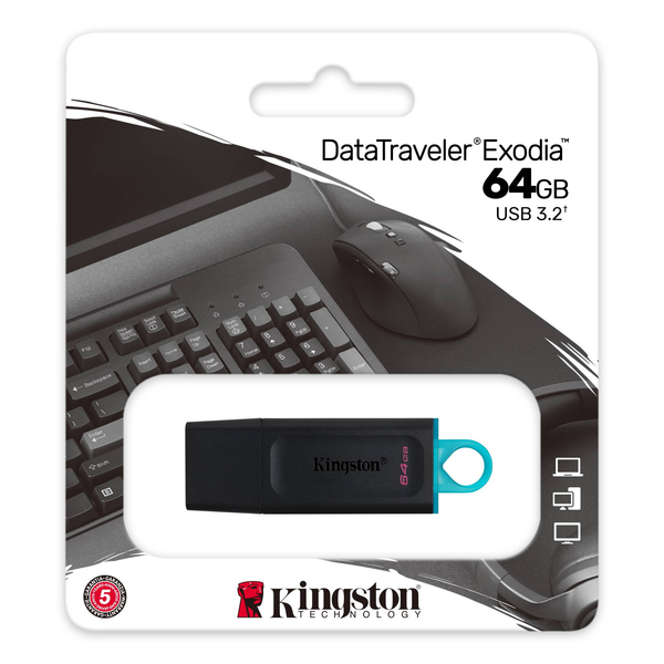 USB Kingston DataTraveler Exodia 64GB USB 3.2 Gen 1 DTX/64GB