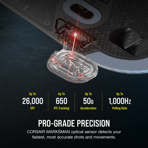 Chuột không dây Gaming Corsair M75 RGB Black CH-931D010-AP
