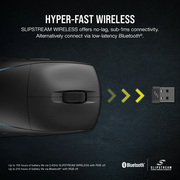 Chuột không dây Gaming Corsair M75 RGB Black CH-931D010-AP