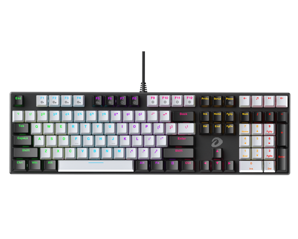 Bàn phím quang cơ Gaming DAREU EK810X BLACK-GREY (WATERPROOF, Optical switch, MULTI LED)