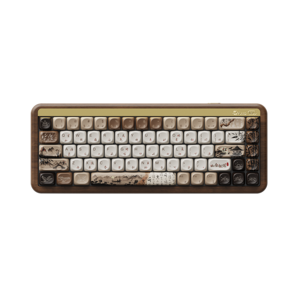Bàn phím cơ AKKO MU01 Mountain Seclusion (Hotswap,RGB / Multi-Modes/ Switch V3 Piano Pro/Rosewood)