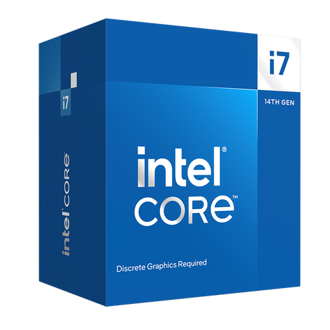 CPU Intel Core i7 14700F (Up to 5.4GHz, 20 nhân - 28 luồng, 33MB Cache, Raptor Lake)