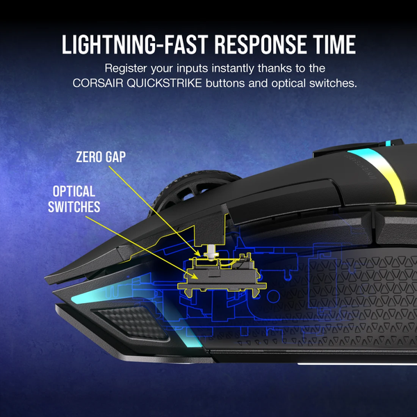 Chuột không dây Corsair NIGHTSABRE RGB CH-931B011-AP