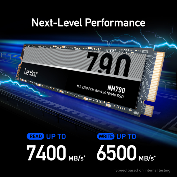 Ổ cứng SSD Lexar NM790 1TB M.2 PCIe Gen4 x4 NVMe LNM790X001T-RNNNG